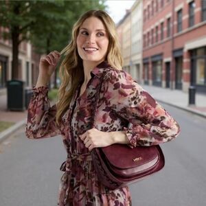 Mexx Stylish Maroon Burgundy Shoulder Bag